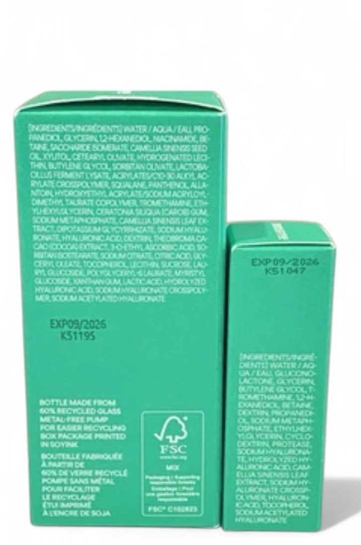 Innisfree Green Tea Seed Hyaluronic Facial Serum FULLSIZE + SAMPLE-SIZE TONER