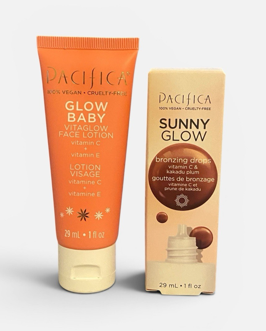Pacifica Bronzing Drops + Travel Face Lotion NWB/SEALED