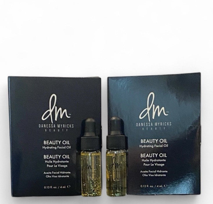 DANESSA MYRICKS Beauty Facial Oil Sample-Sized 4ml Radiant Glow x2 NWB