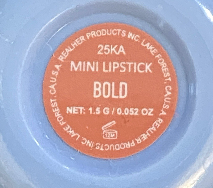Real Her MINI Lipstick in BOLD & FULLSIZE Aceology Lip Scrub NWOB