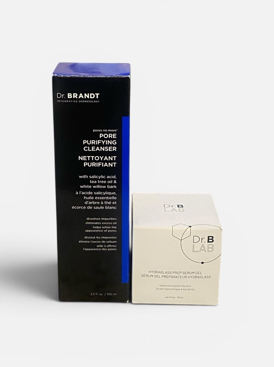Dr. Brandt 2- Piece Set Pore Cleanser & Serum FULLSIZES & NWB