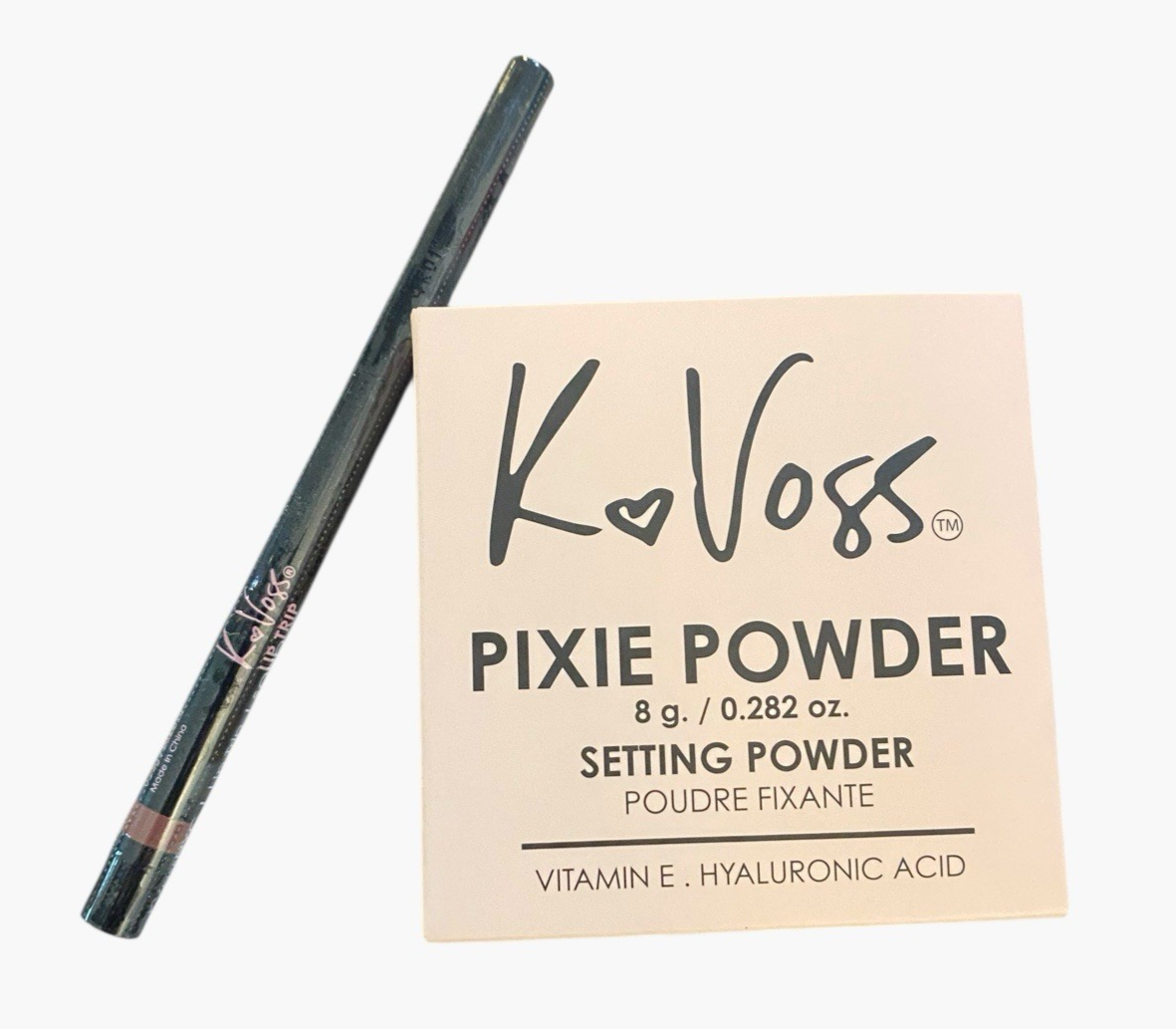 K VOSS Setting Powder & Lip Liner NWB/SEALED FULLSIZE