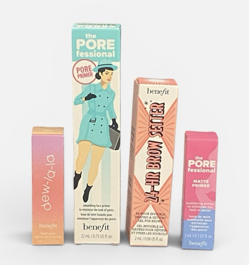 Benefit the PORE ferssional Primer FULLSIZE + 3 Sample-Sized NWB