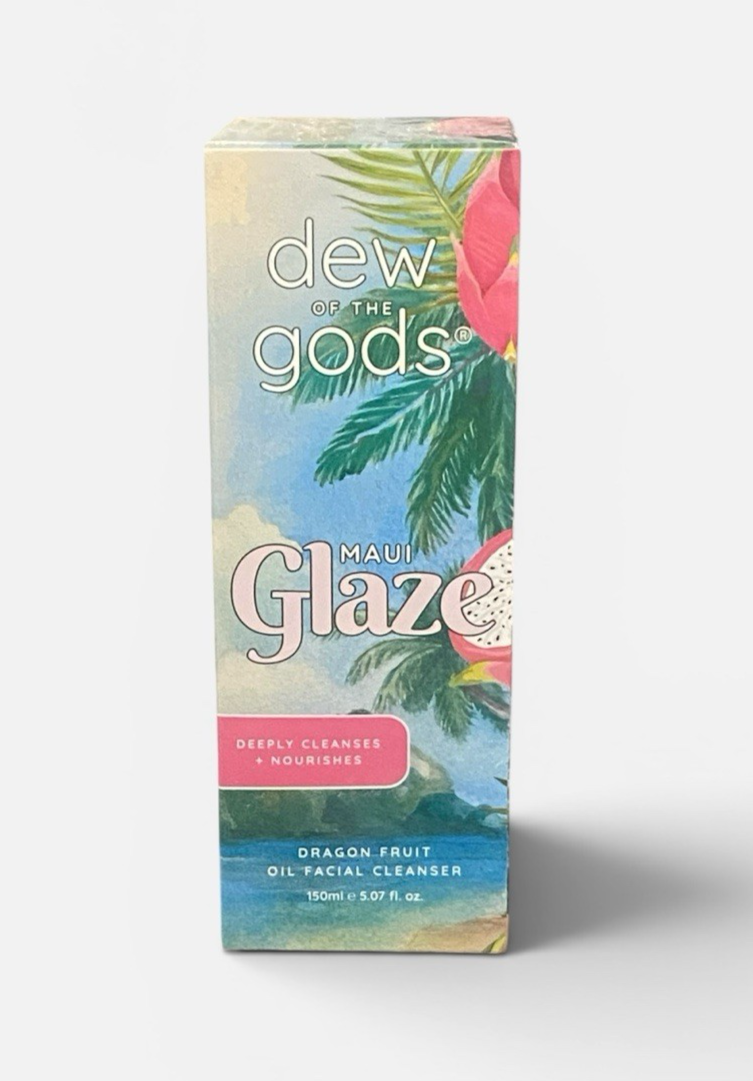 Dew Of The Gods Maui Glaze Dragon Fruit Oil Facial Cleanser FULLSIZE NWB-Sealed