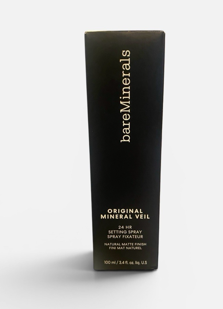 bareMinerals Original Mineral Veil 24hr Natural Matte Setting Spray FULLSIZE BOX