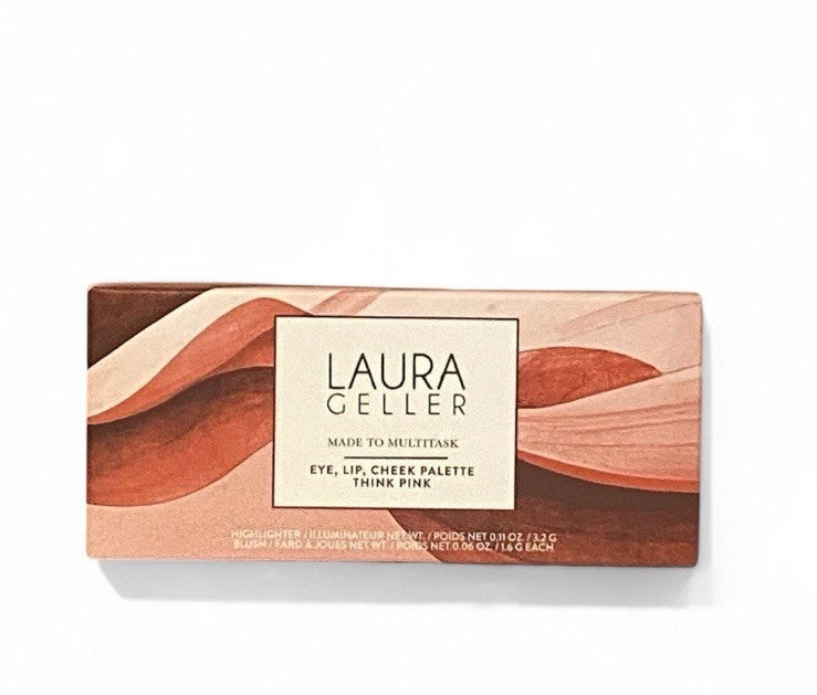 Laura Geller Eye, Lip, Cheek Palette Made To Multitask THINK PINK NWB