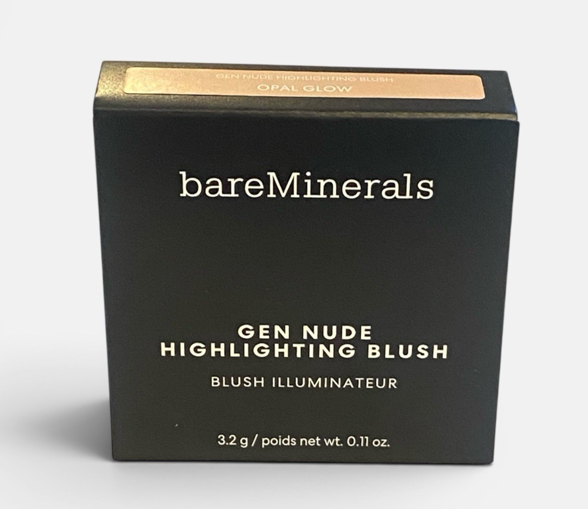 bareMinerals Gen Nude Highlighting Blush - Opal Glow FULLSIZE NWB
